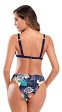 Shekini Mujer Traje de Baño Dos Piezas Elegante Cuello Bajo Ajustable Bikini Top Bañador Bikini Set Cintura Baja Triángulo Parte Inferior de Bikini (Azul Oscuro, S) Reacondicionado Online Sale