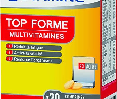 Juvamina - Top Multivitamins - Ayuda a reducir la fatiga - Admite inmunidad - 30 tabletas para tragar - Fabricación francesa Embalaje Deteriorado For Cheap