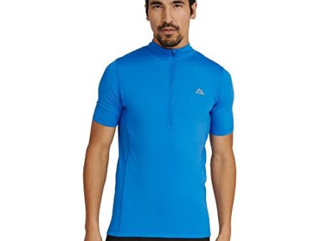 Danish Endurance Men s Sustain Short Sleeved Jersey L Blue 1-Pack Reacondicionado Hot on Sale