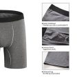 Zlyc Calzoncillos Boxer Largo Algodon Ropa Interior para Hombre (Grises 4 Paquete), XXL Reacondicionado Online