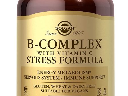 Solgar Vitamina B-Complex con Vitamina C - 250 Comprimidos Embalaje Deteriorado For Discount